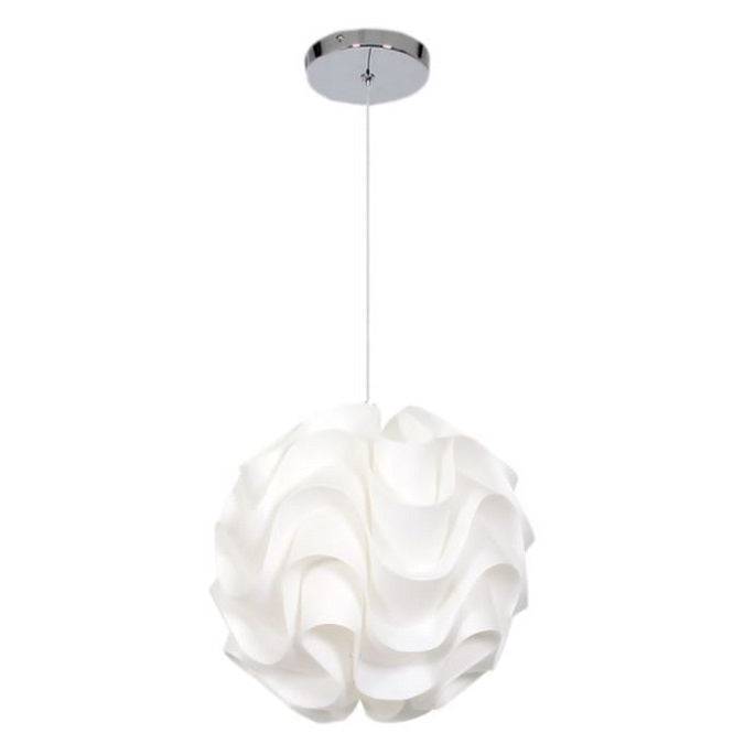 Clifton Chic Retro White Pendant Light 2 Sizes - Lighting.co.za