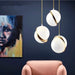 Perfect Pair Gold And White Acrylic S | M | L And 3 Light Cluster Pendant Light - Lighting.co.za