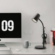 Polo LED Dimmable Black | White Spazio Desk Lamp - Lighting.co.za