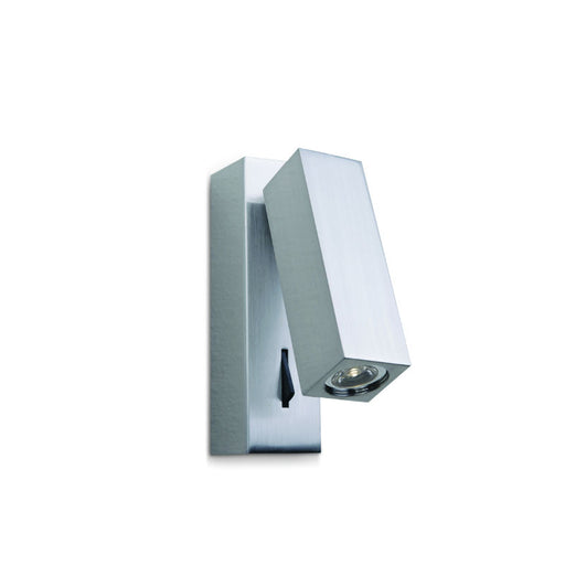 Prima Black | White | Chrome LED Bedside Reading Wall Light - Lighting.co.za