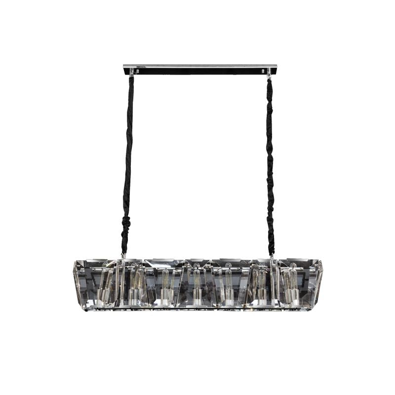 Mirage Angled Rectangular Clear K9 Crystal Chandelier - Lighting.co.za