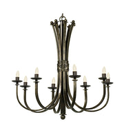 Bali 6|8|12 Light Antique Bronze Chandelier - Lighting.co.za
