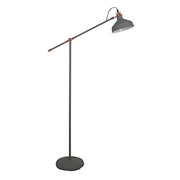 Anna Black | White | Grey Floor Lamp - Lighting.co.za