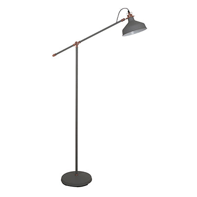 Anna Black | White | Grey Floor Lamp - Lighting.co.za