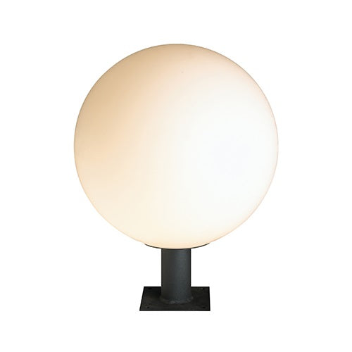Sphere Black Outdoor Pillar Light - Lighting.co.za