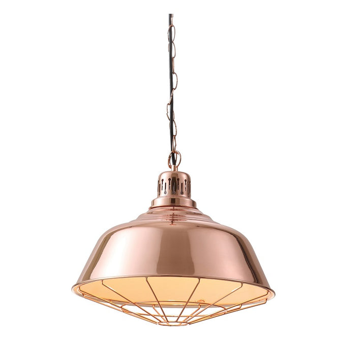 Risto Copper Cage Vintage Pendant Light - Lighting.co.za