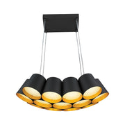Forge Black And Gold LED Pendant Light - Lighting.co.za