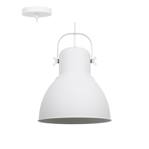 Analia White Or Grey Dome Pendant Light - Lighting.co.za