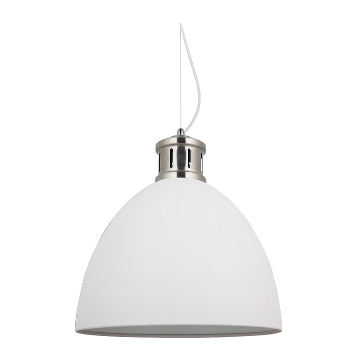 Annabel White Or Grey Dome Pendant Light Available In 2 Sizes - Lighting.co.za