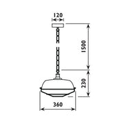 Kade Black Cage Grid Industrial Pendant Light - Lighting.co.za