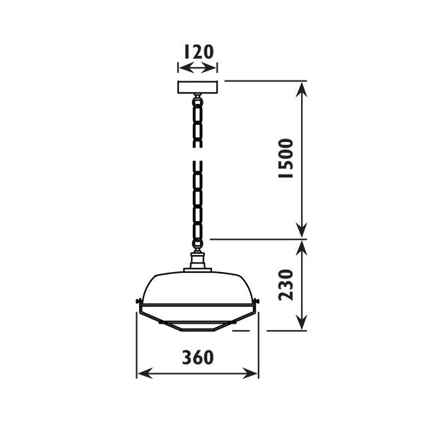 Kade Black Cage Grid Industrial Pendant Light - Lighting.co.za