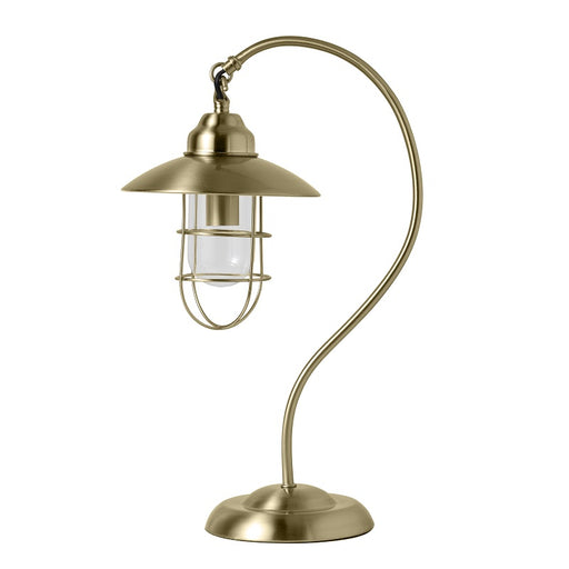 Fisherman Antique Brass Or Chrome Lantern Table Lamp - Lighting.co.za