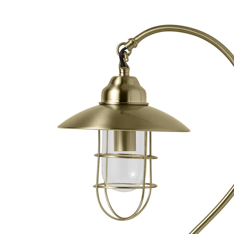 Fisherman Antique Brass Or Chrome Lantern Table Lamp - Lighting.co.za