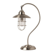 Fisherman Antique Brass Or Chrome Lantern Table Lamp - Lighting.co.za