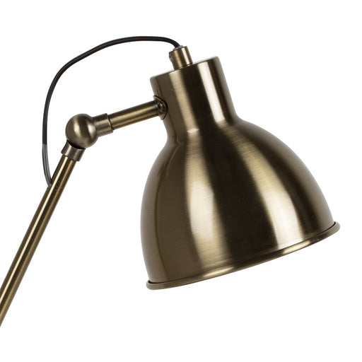 Ortez Brass Or White Adjustable Desk Lamp - Lighting.co.za