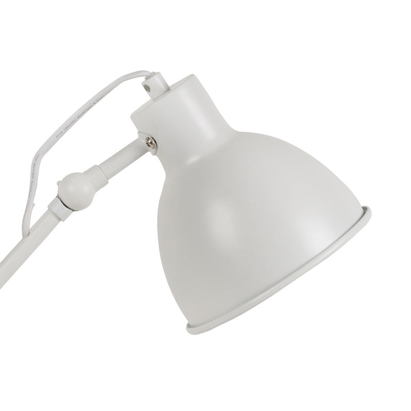 Ortez Brass Or White Adjustable Desk Lamp - Lighting.co.za