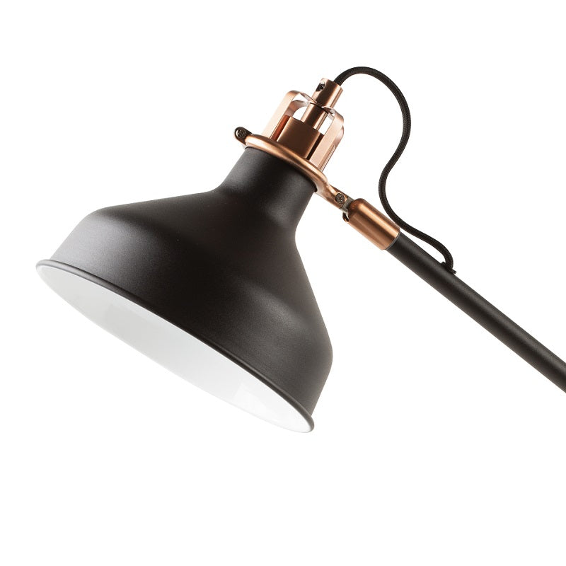 Anna Black | White | Grey Floor Lamp - Lighting.co.za