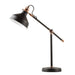 Anna Black | White | Grey Adjustable Desk Lamp - Lighting.co.za