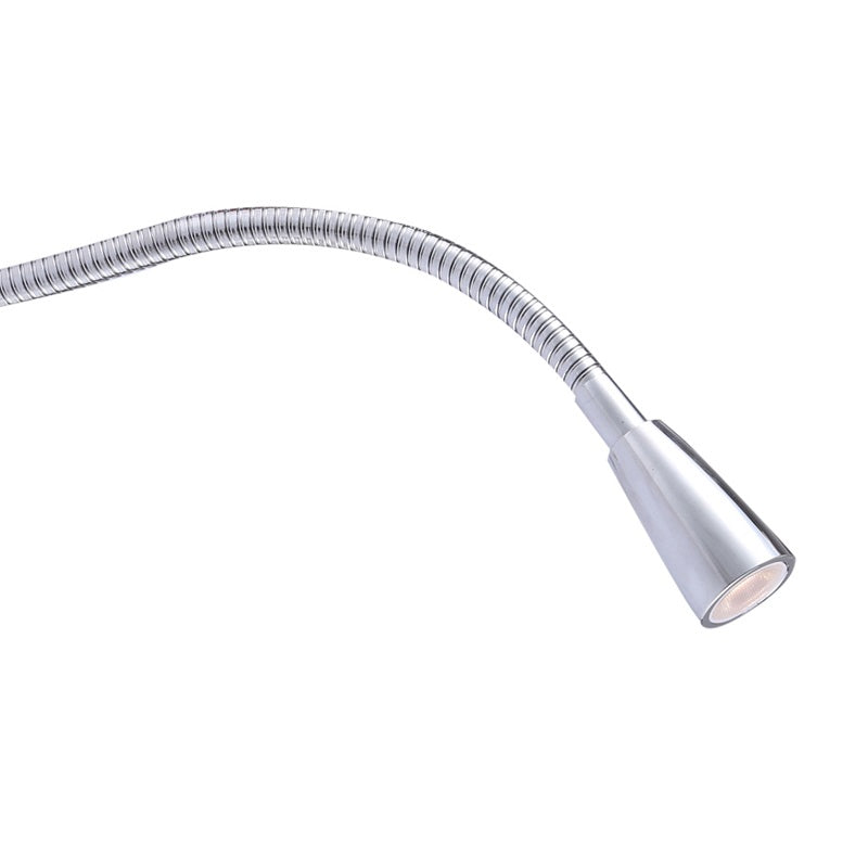 Taj LED Black Or Chrome Bedside Reading Wall Light - Lighting.co.za