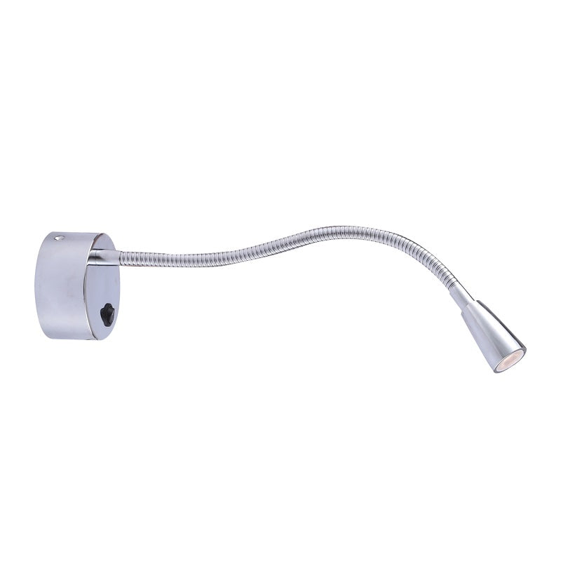 Taj LED Black Or Chrome Bedside Reading Wall Light - Lighting.co.za