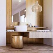 Radley Woven Rattan Bamboo Pendant Light 2 Sizes - Lighting.co.za