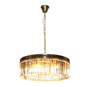 Westhouse Gold Round Clear Crystal Chandelier - Lighting.co.za