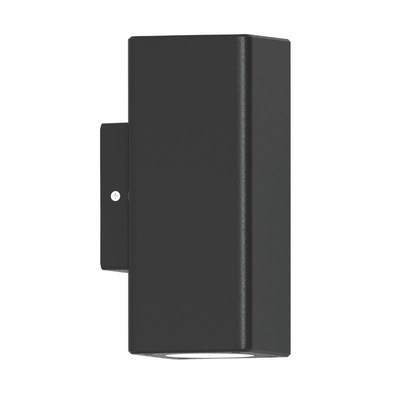 Ryka Square ABS GU10 Up Down Facing Outdoor Wall Light - Lighting.co.za