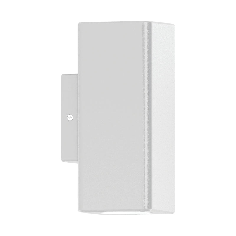 Ryka Square ABS GU10 Up Down Facing Outdoor Wall Light - Lighting.co.za