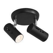 Tilda Adjustable GU10 Black 2L Spotlight - Lighting.co.za