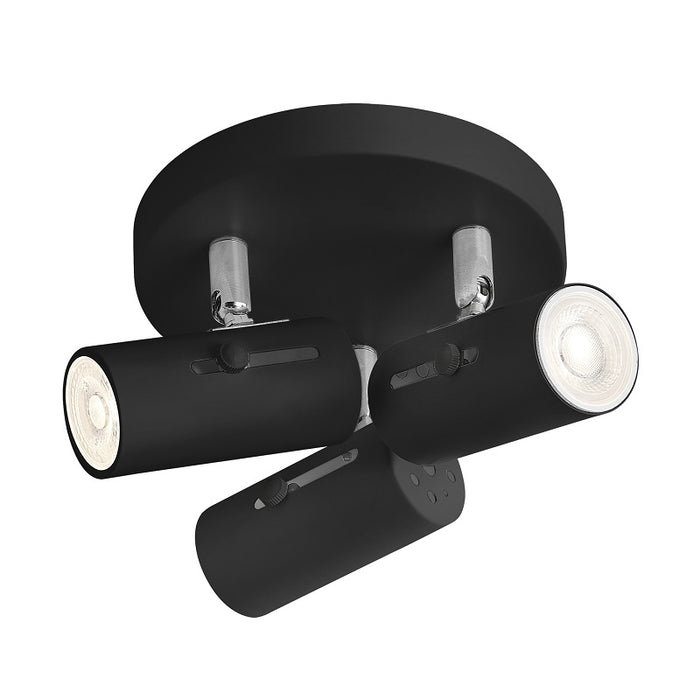 Tilda Adjustable GU10 Black 3L Spotlight - Lighting.co.za