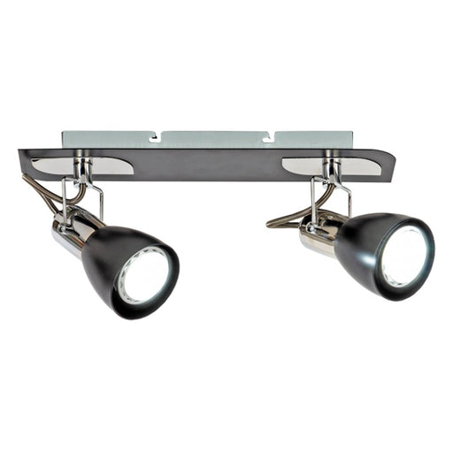 Titan Adjustable GU10 Black Copper | Chrome 2L Spotlight - Lighting.co.za