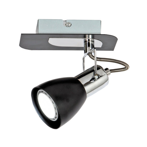 Titan Adjustable GU10 Black Copper | Chrome 1L Spotlight - Lighting.co.za