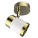 Oriel White Gold Adjustable GU10 1 Light Spot Light - Lighting.co.za