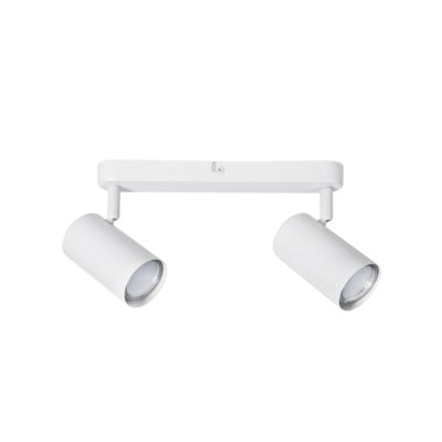Stockholm Adjustable GU10 Black or White 2 Light Spot Light - Lighting.co.za