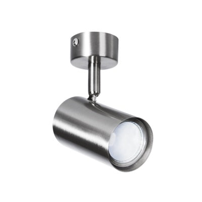 Stockholm Silver Adjustable GU10 1 Light Spot Light - Lighting.co.za