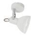 Luna White Metal and Frosted Glass 1L Spotlight - Lighting.co.za
