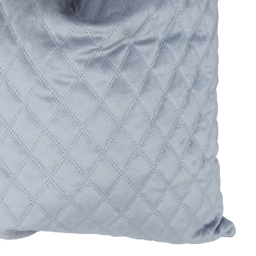 Quilted Velvet Monsoon Blue Scatter Cushion - Lighting.co.za