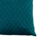 Quilted Velvet Spruce Teal Scatter Cushion - Lighting.co.za