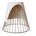 Dune Double Angled Shade And Wire Grid Pendant Light - Lighting.co.za