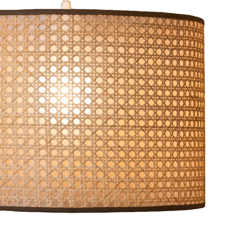 Cape Lux Rattan Cane Shade Pendant Light 2 Sizes - Lighting.co.za