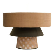 Cape Lux Grande Lantern Natural Rattan Cane Shade Pendant Light - Lighting.co.za