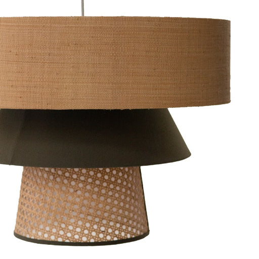 Cape Lux Grande Lantern Natural Rattan Cane Shade Pendant Light - Lighting.co.za