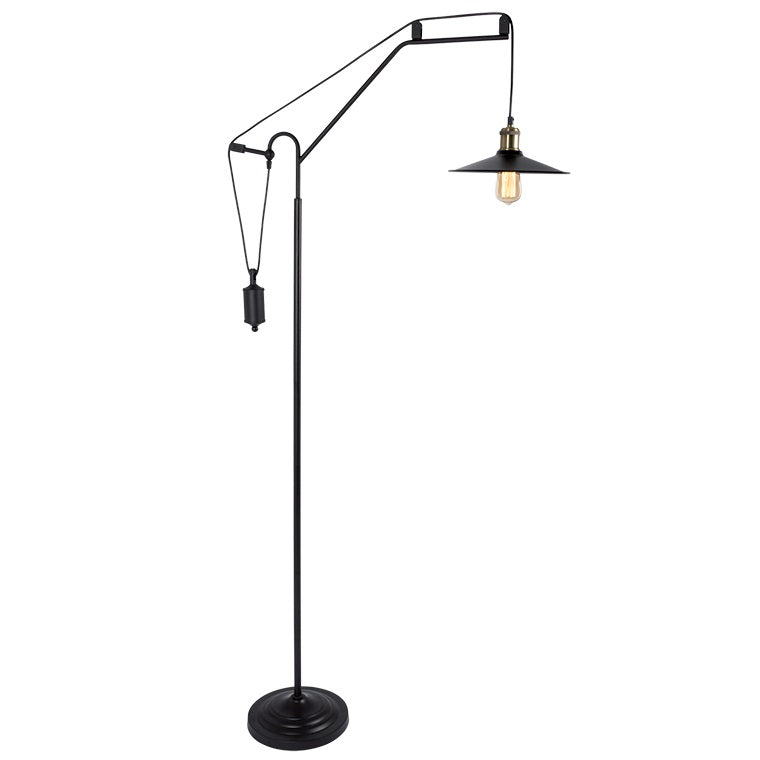 Hinkley Barn Black And Brass Floor Lamp - Lighting.co.za
