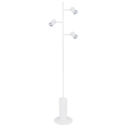Kennedy 3 Light Black | White Floor Lamp - Lighting.co.za