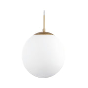 Globe Gold | Black | Silver and Opal Glass Ball Pendant Light 4 Sizes - Lighting.co.za