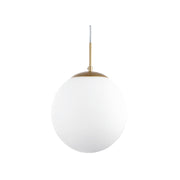 Globe Gold | Black | Silver and Opal Glass Ball Pendant Light 4 Sizes - Lighting.co.za
