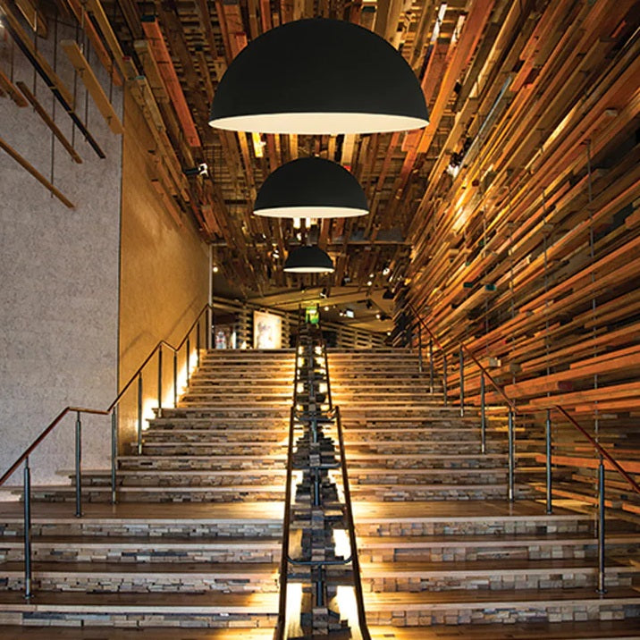 Cupola White | Black | Copper | Grey Royale Super Dome Spazio Pendant Light 3 Sizes - Lighting.co.za