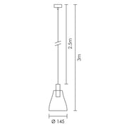 Seville Black and Smoke Glass Pendant Light - Lighting.co.za