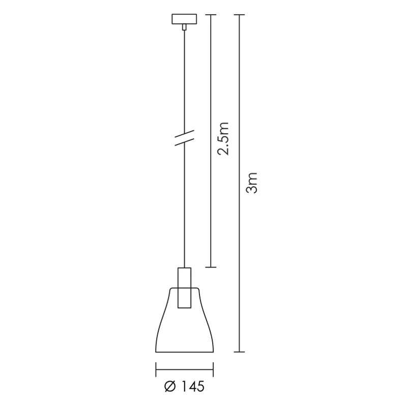 Seville Black and Smoke Glass Pendant Light - Lighting.co.za