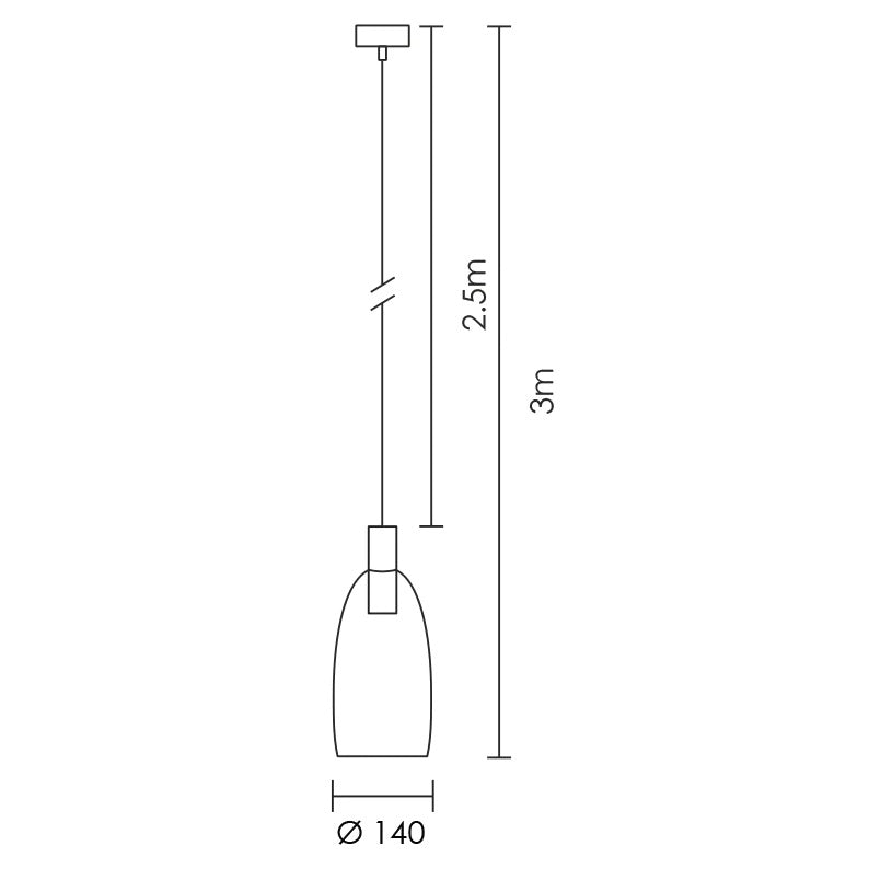 Malaga Black and Smoke Glass Pendant Light - Lighting.co.za